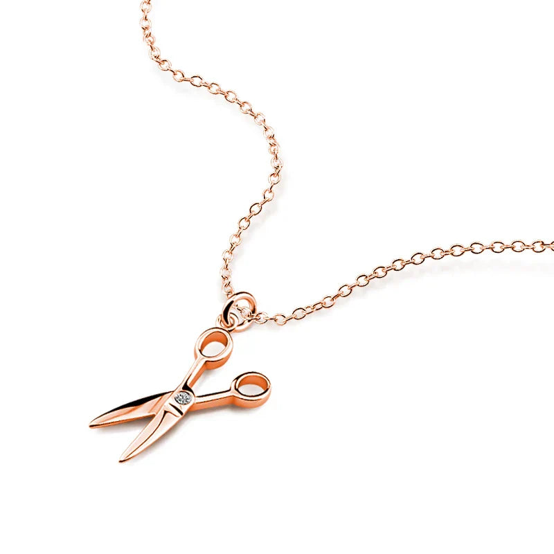scissors necklace