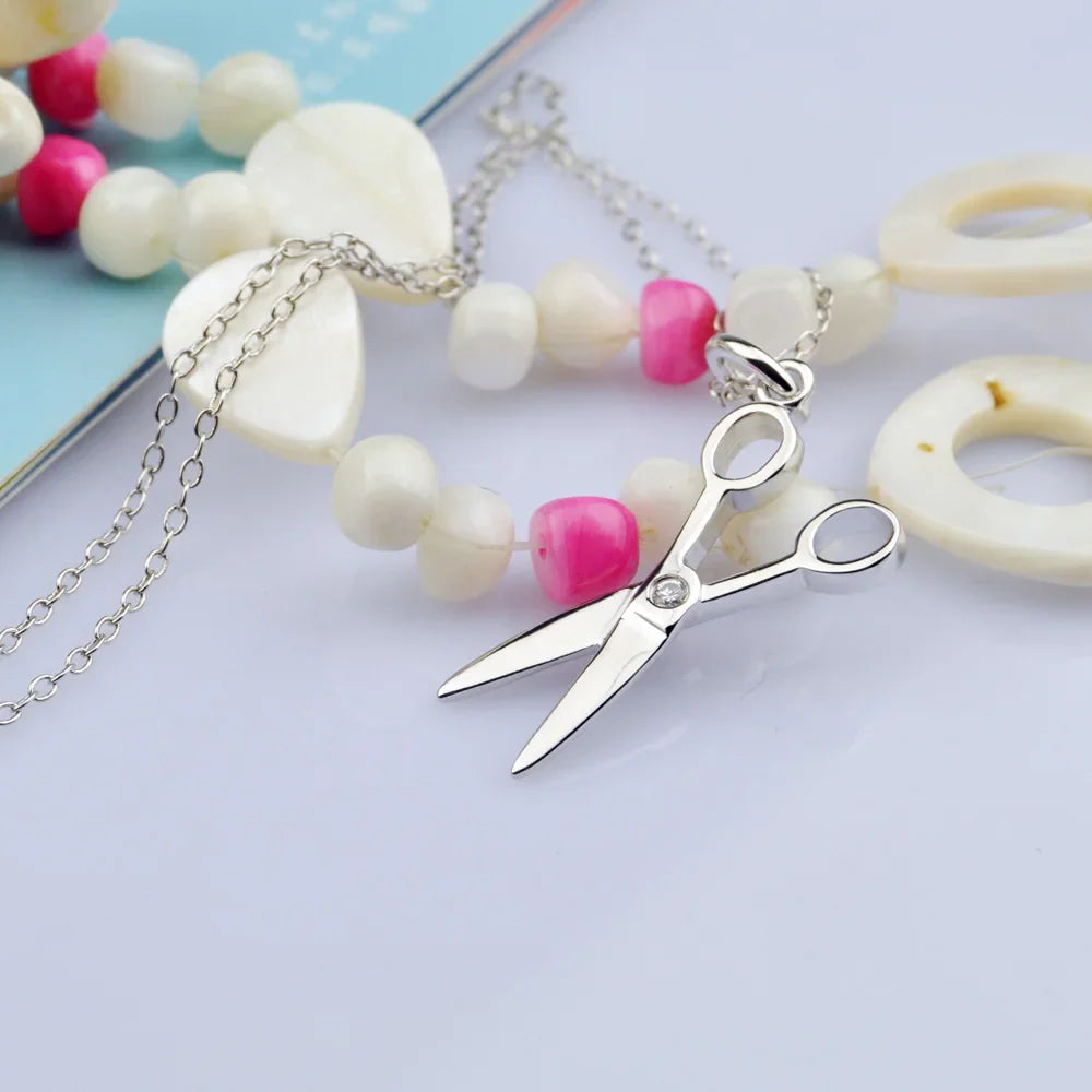 scissors necklace
